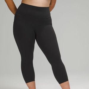 LULULEMON ALIGN HIGH RISE CROP W/ POCKETS 23” (GRAPHITE GREY)